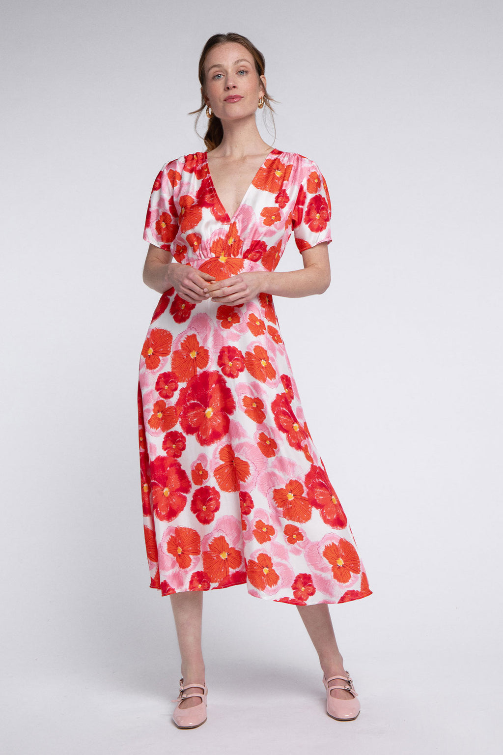 Robe Anna Red Blossom | Elise Chalmin