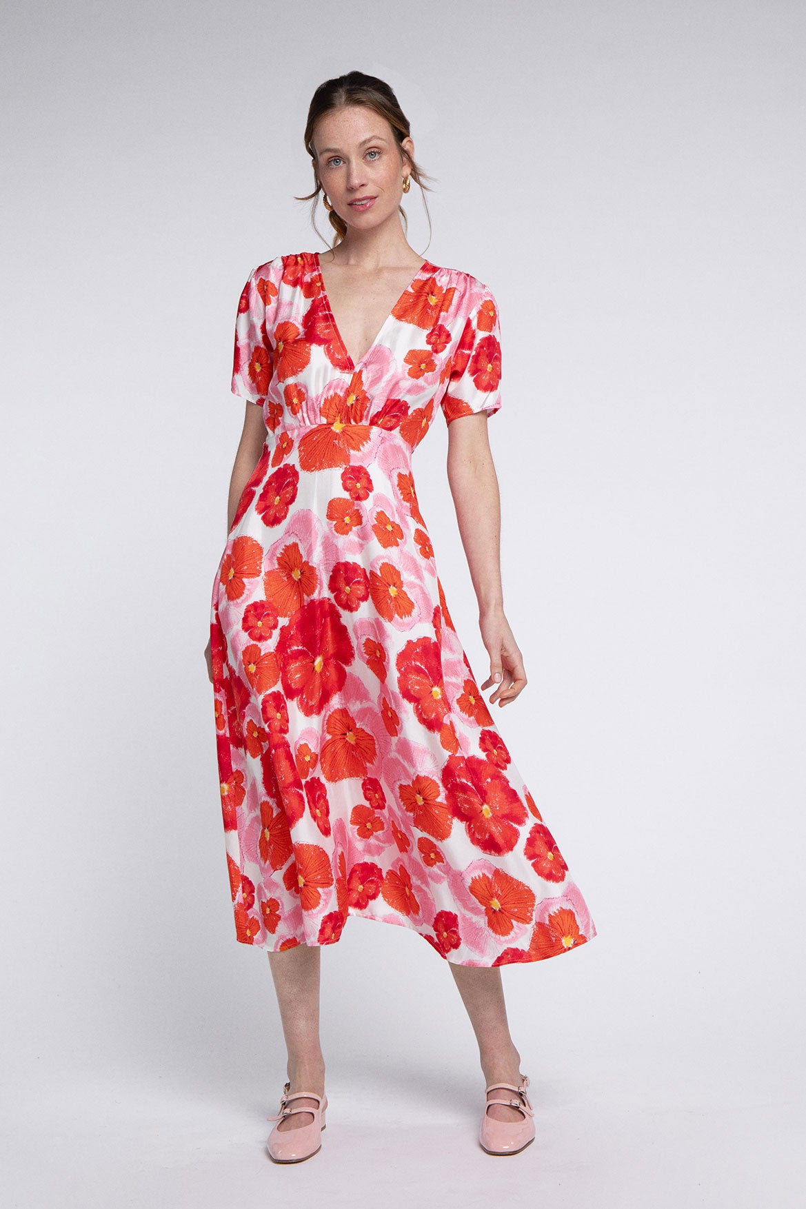 Robe Anna Red Blossom | Elise Chalmin