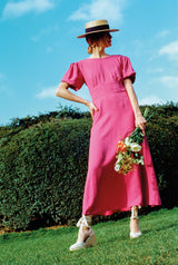 Robe Madeleine cyclamen