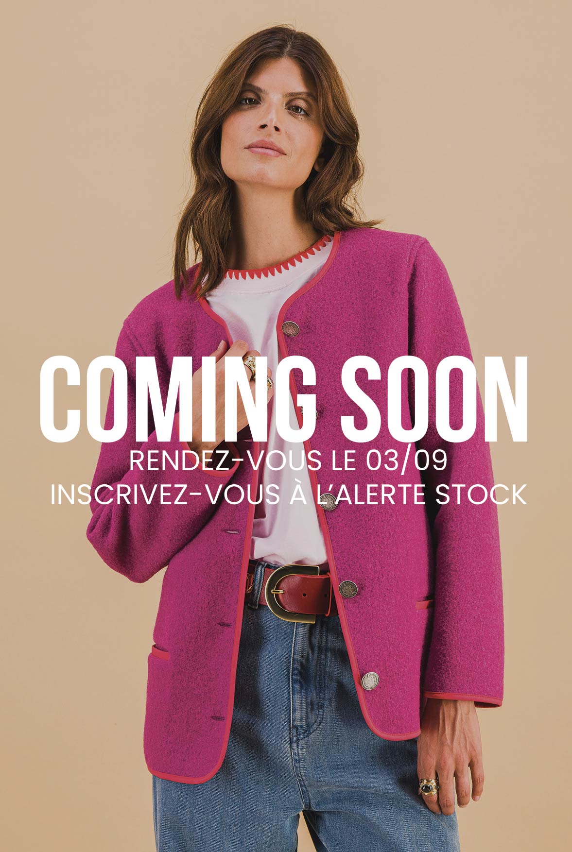 VESTE RODRIGUE MAGENTA