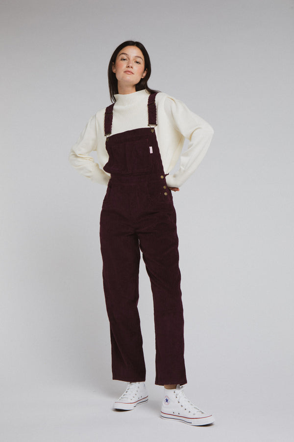 Plum Victory Overalls