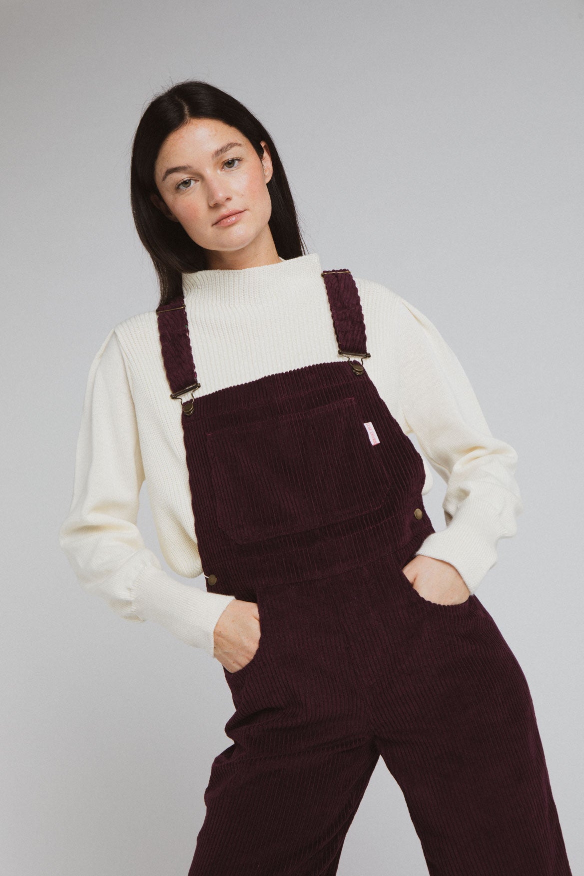 Plum Victory Overalls