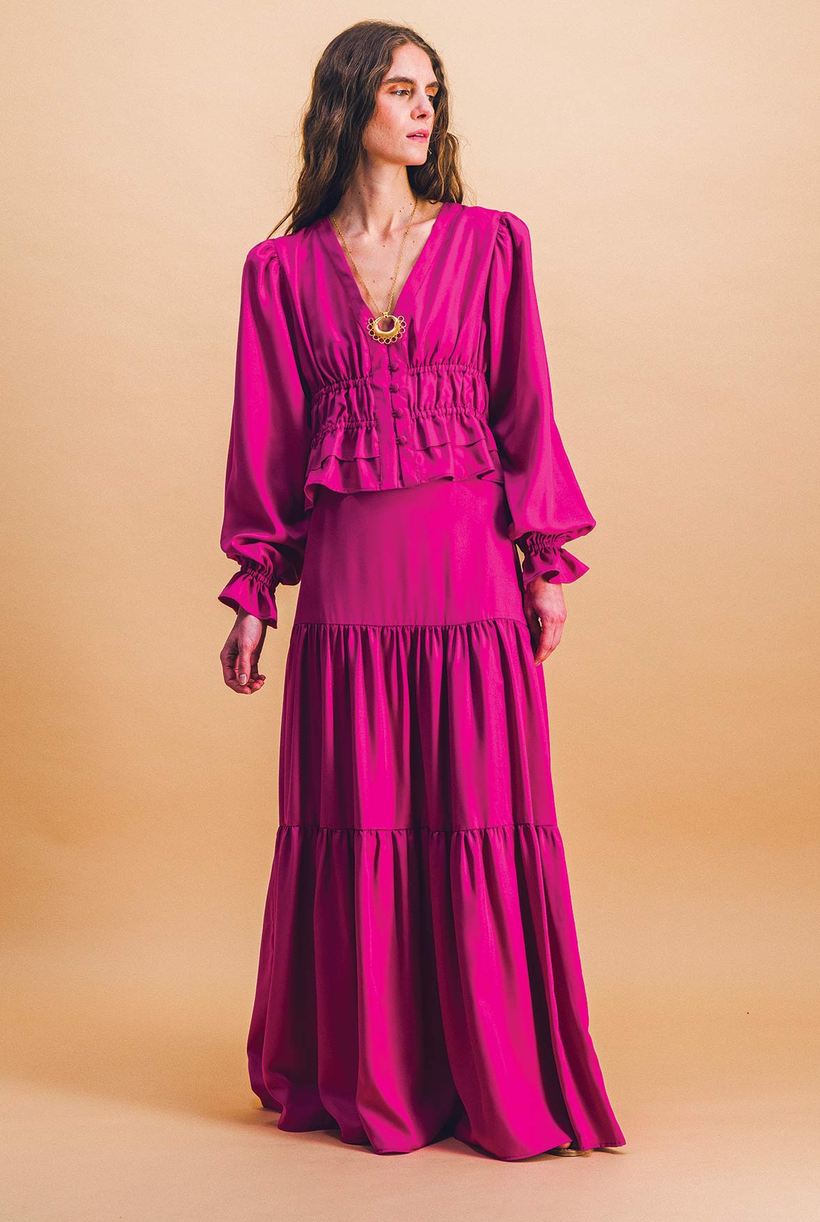 Ensemble Isabel + Carole Cyclamen