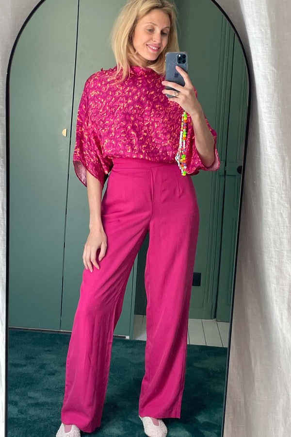 Auguste Magenta Pants