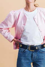 Veste Diane rose pâle