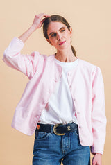Veste Diane rose pâle