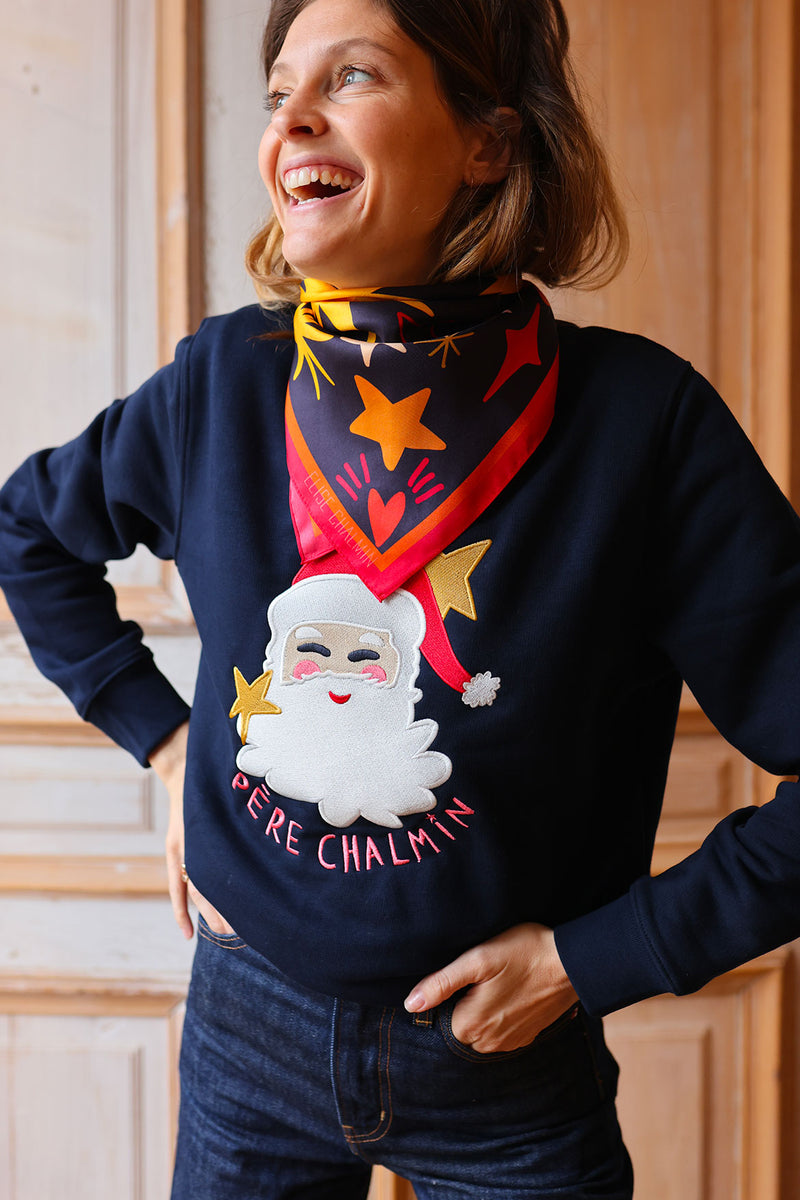 The Père Chalmin navy sweatshirt