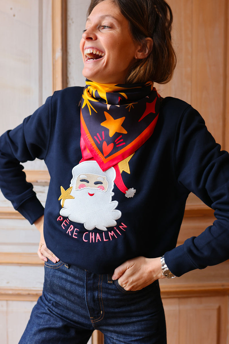 The Père Chalmin navy sweatshirt