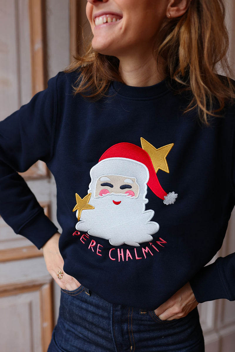 The Père Chalmin navy sweatshirt