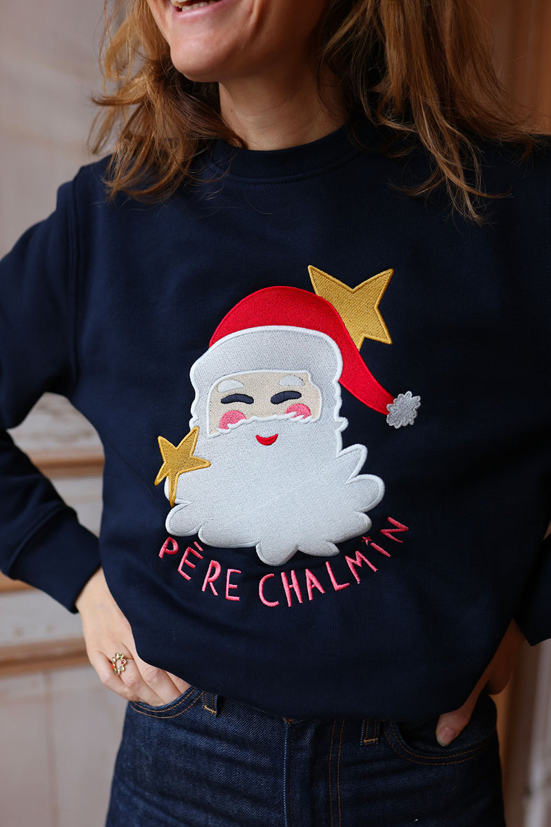 Le sweat marine Père Chalmin