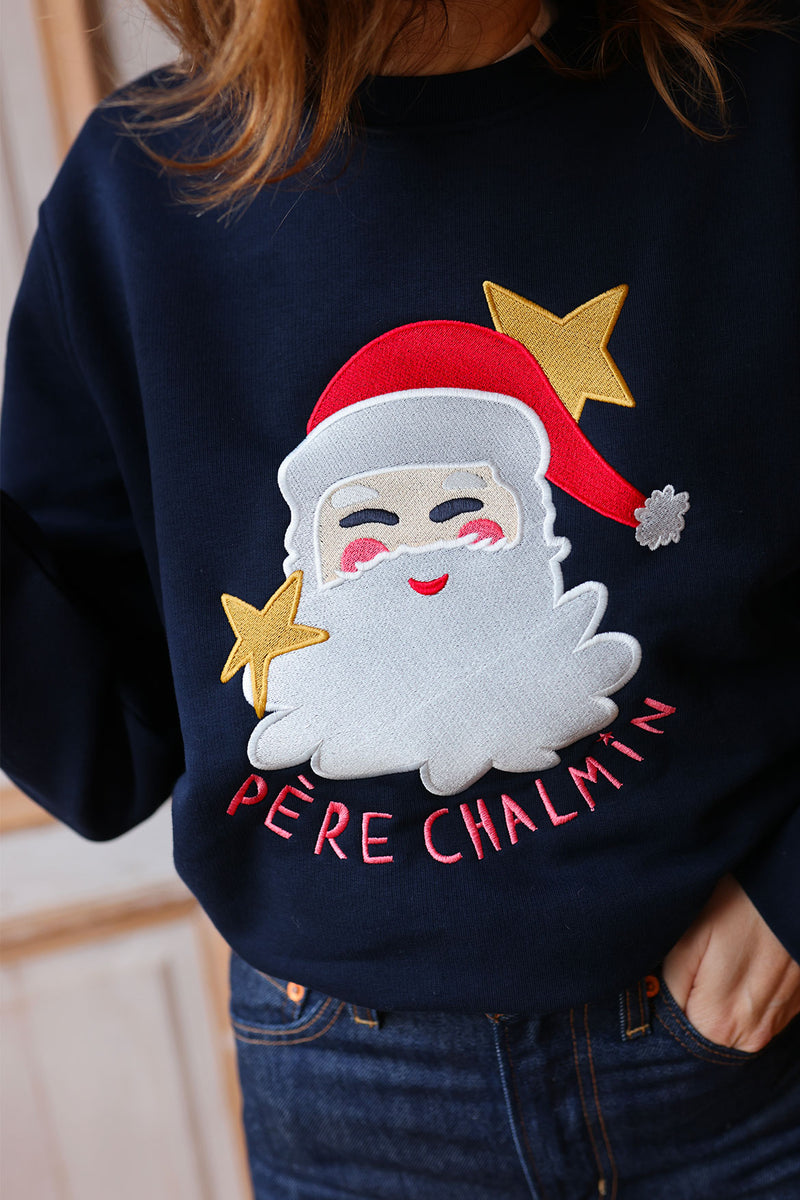 The Père Chalmin navy sweatshirt