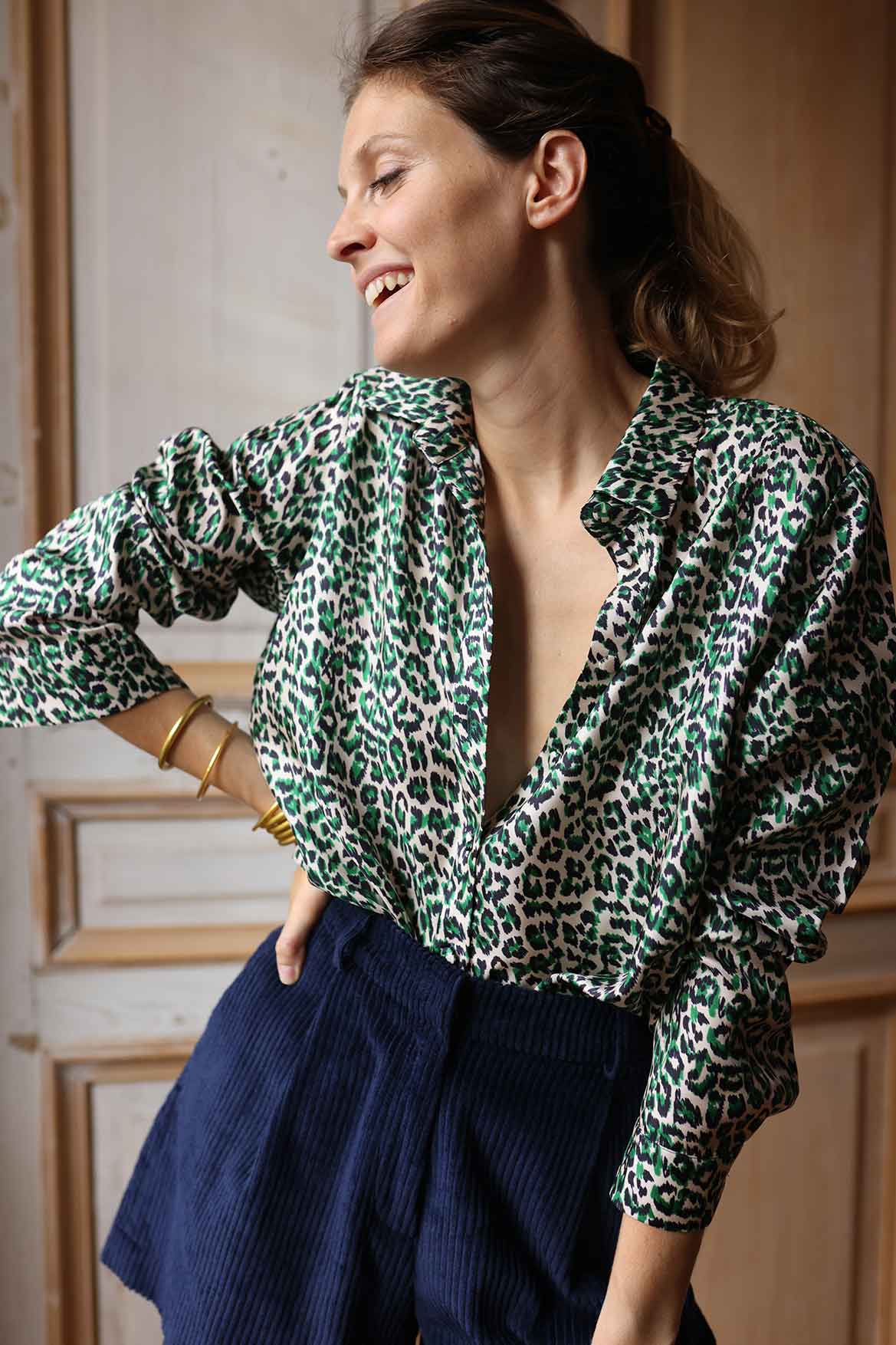 Ava Pardoleo Silk Shirt