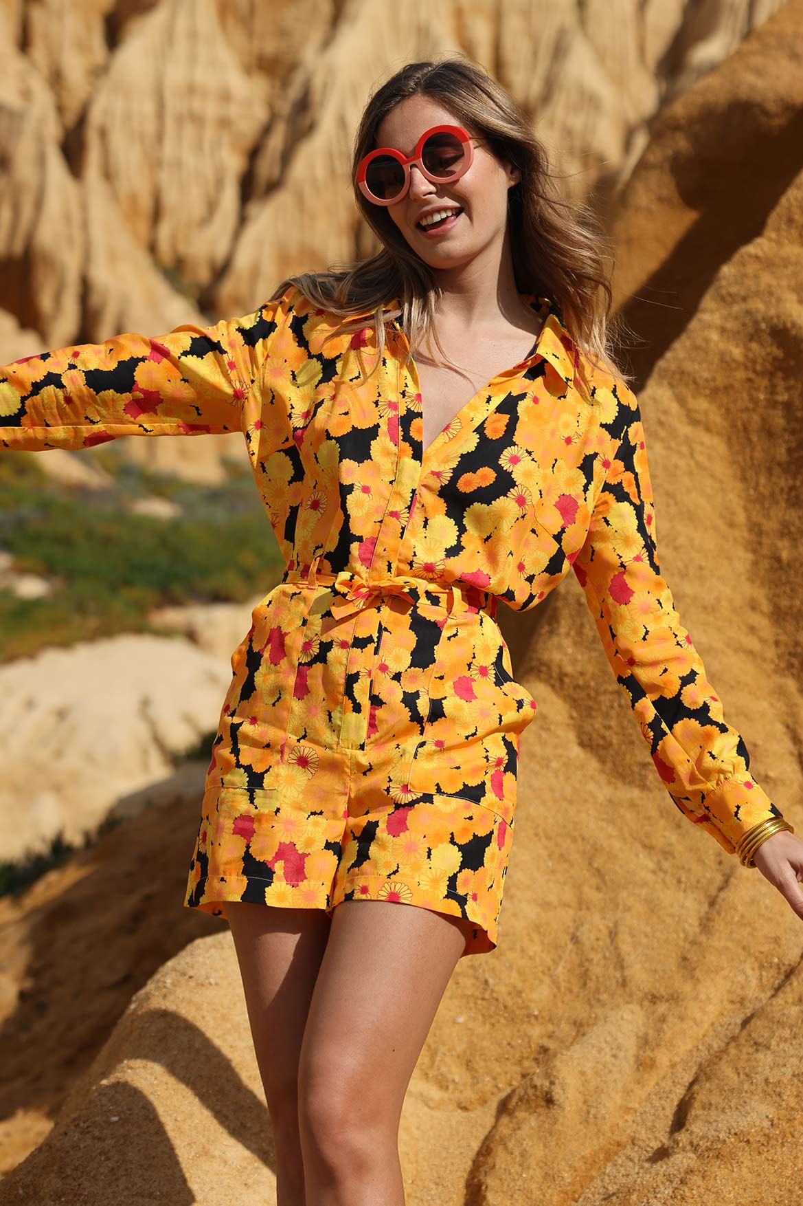 Elise Chalmin | Combinsaison Jenn Sunflower jaune