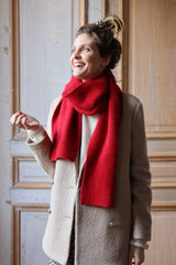 Echarpe en laine et angora - EXCLU BOUTIQUE