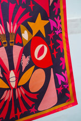 Foulard en soie Jerry Monto 90 x 90