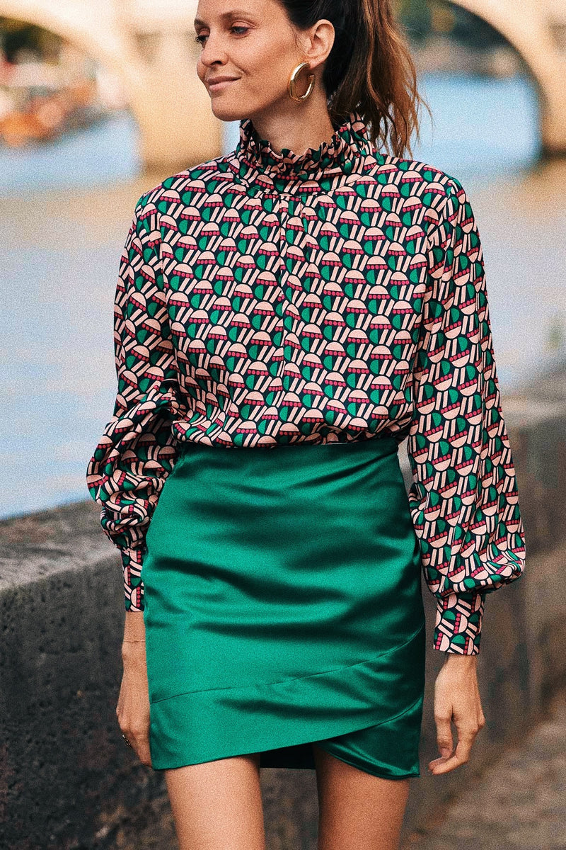 Jupe Margaux verte