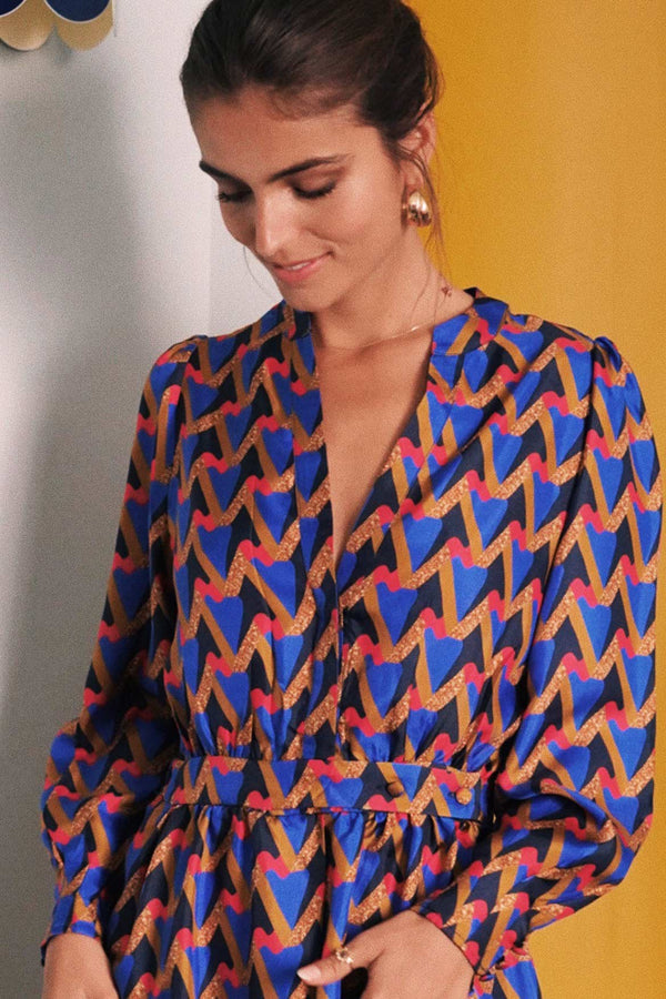 Louise Golden Paradise Dress