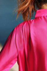 Olivia fuchsia blouse