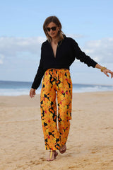 Elise Chalmin | Pantalon Laure en soie Sunflower et chemise Ava