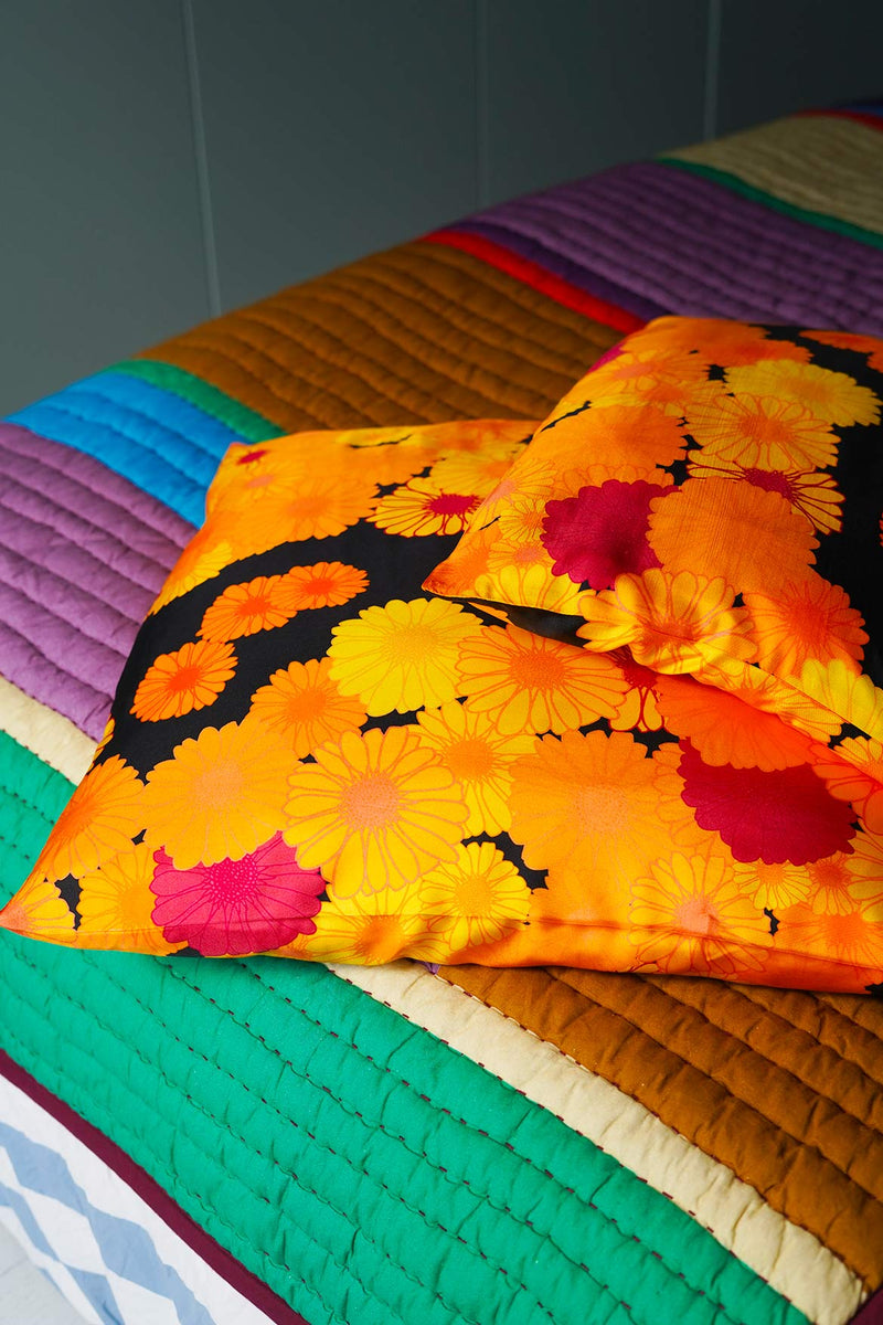 Taie d'oreiller en soie Sunflower