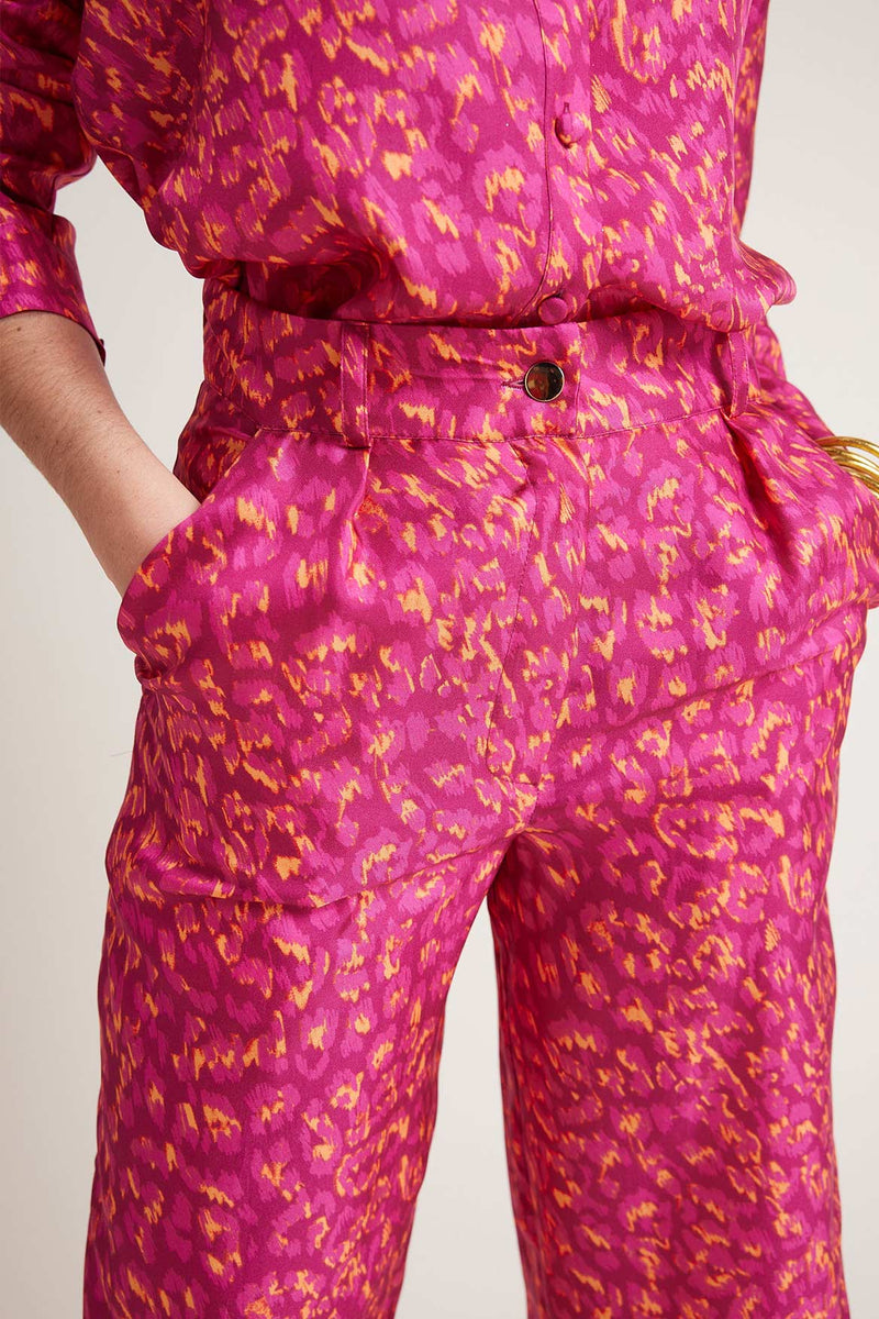 Pantalon Tilda Leopardo Pink